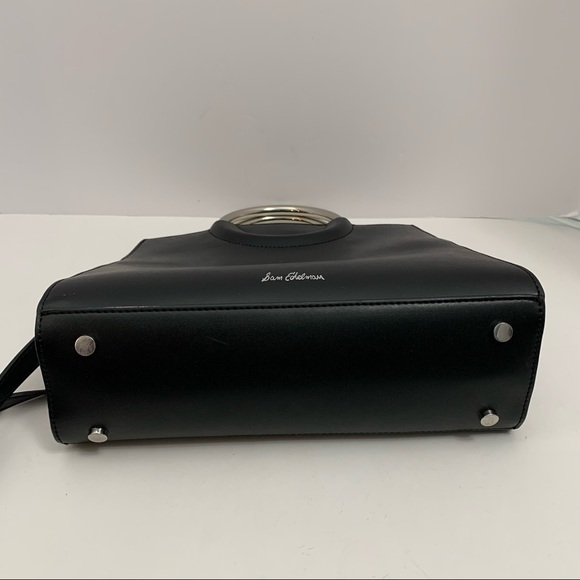 SAM EDELMAN Anthropologie black vegan purse hand bag crossbody bag - Picture 6 of 11